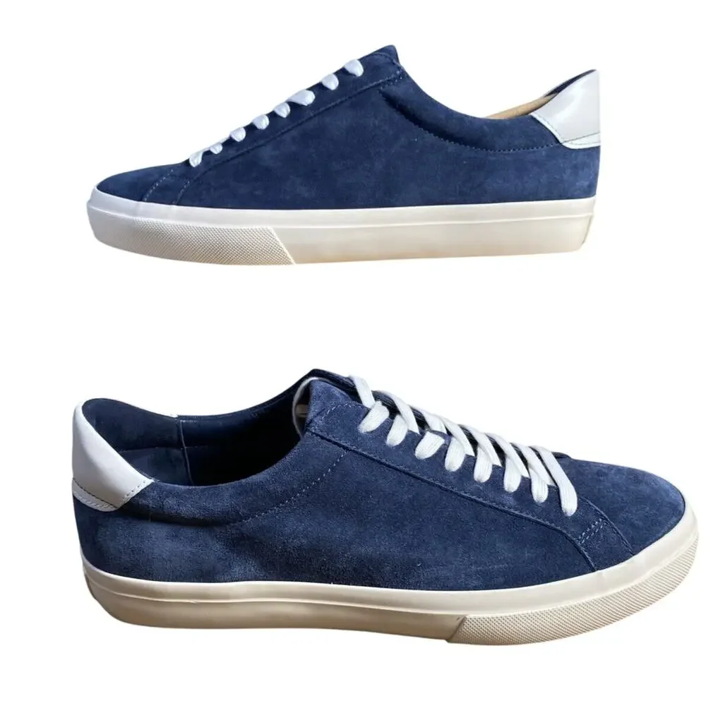 Vince Fulton Suede Sneaker Men's Spruce Blue US 9.5 EU 43 RT$225.00